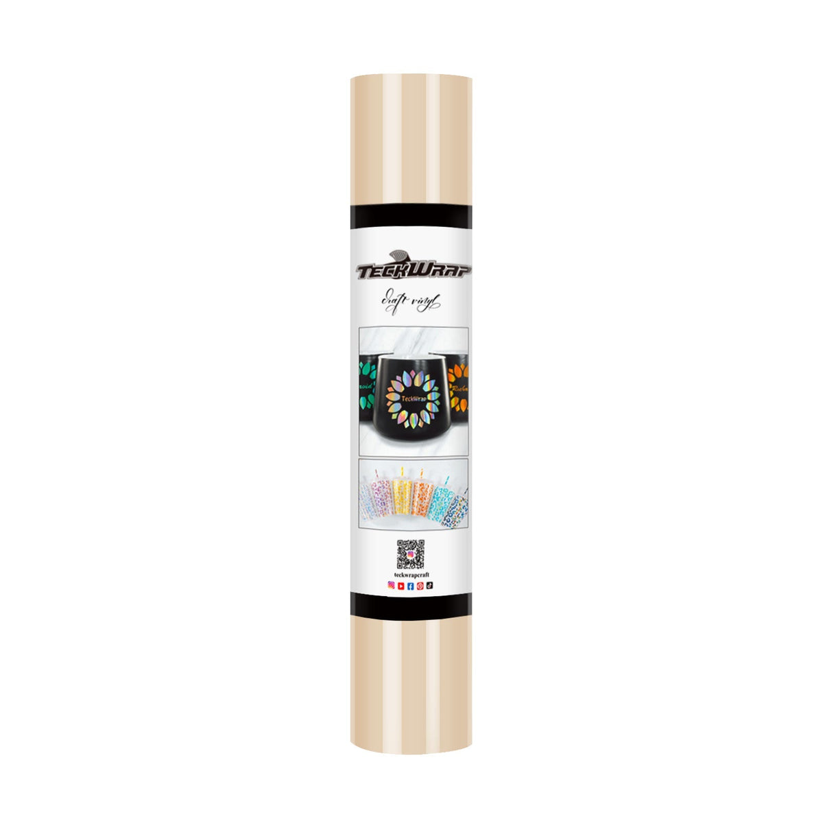 001G series 5ft Craft Vinyl (glossy) - Worldwide / 5ft / Vanilla - TeckwrapCraft