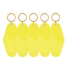 Motel Keychains Blanks - US to US / Carnation Yellow - TeckwrapCraft