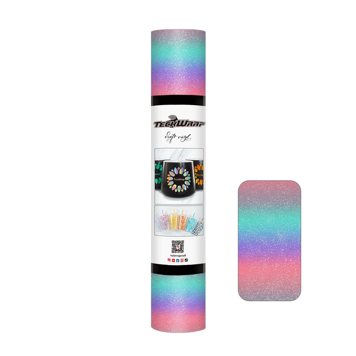 TeckWrap Craft Europe Pink Cyan Adhesive Vinyl  Folie