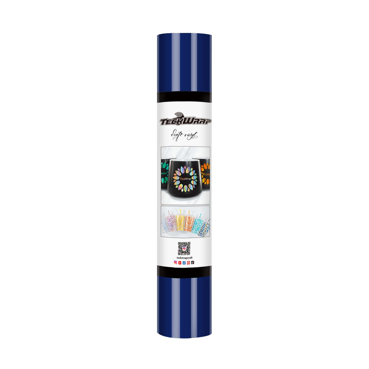 001G series 5ft Craft Vinyl (glossy) - Worldwide / 5ft / Impact Blue - TeckwrapCraft