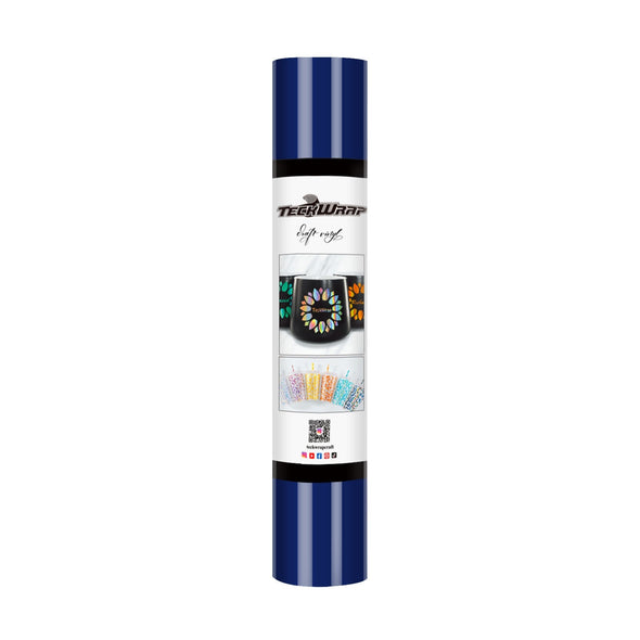 001G series 5ft Craft Vinyl (glossy) - Worldwide / 5ft / Impact Blue - TeckwrapCraft