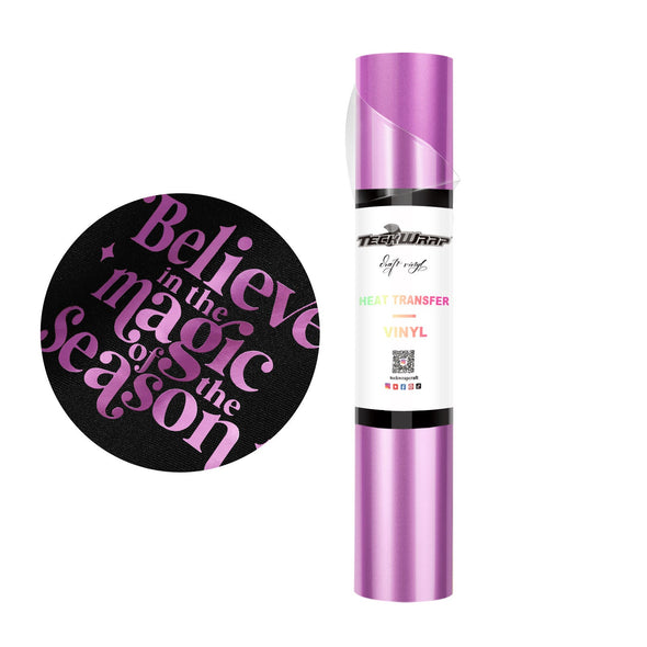 Iron On Metallic Pearlescent Heat Transfer Vinyl - TeckWrap Craft Europe