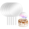 Cake Topper Blanks Set - US to US / Big Clear Round - TeckwrapCraft