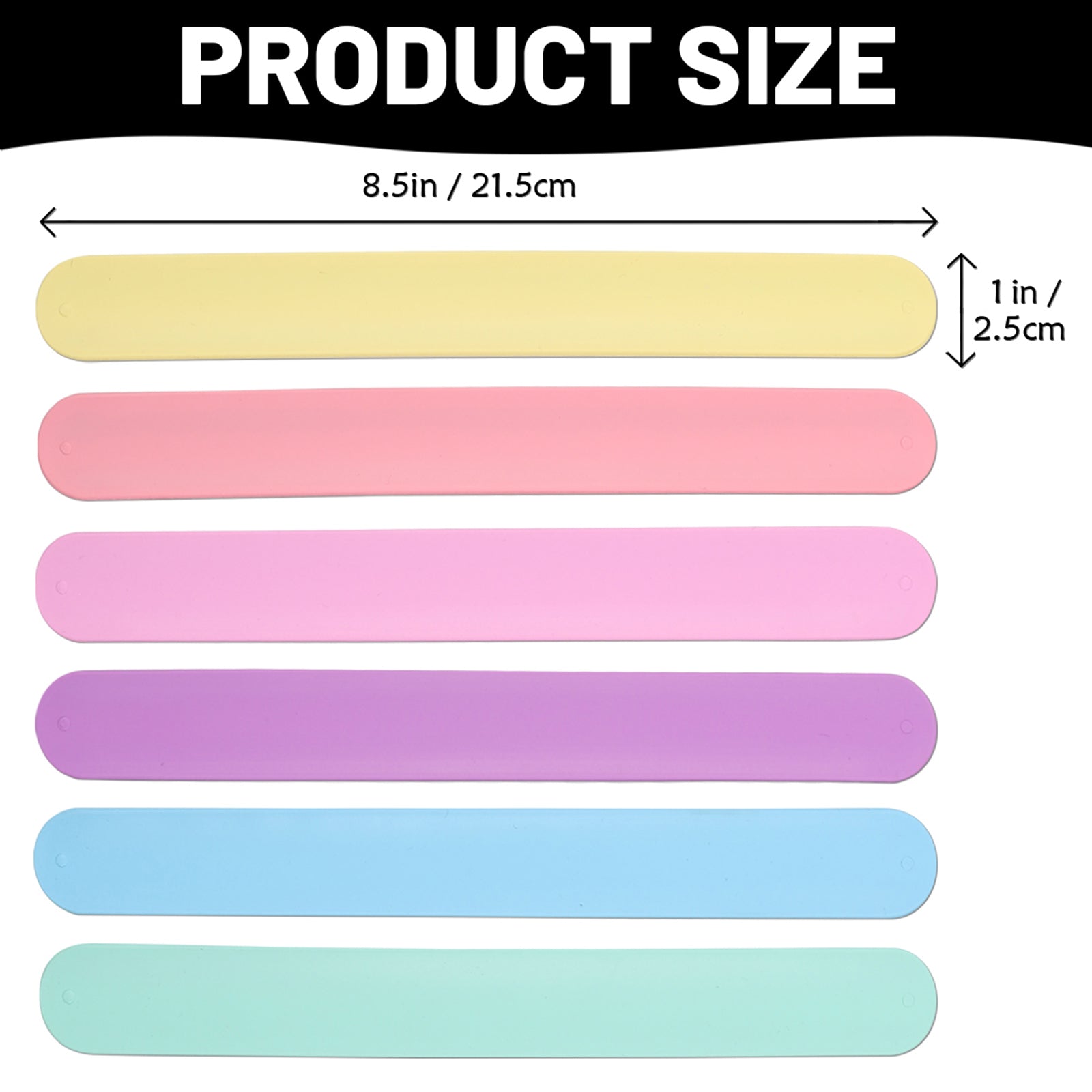 TECKWRAPCRAFT Silicone Slap Bracelets - TeckwrapCraft