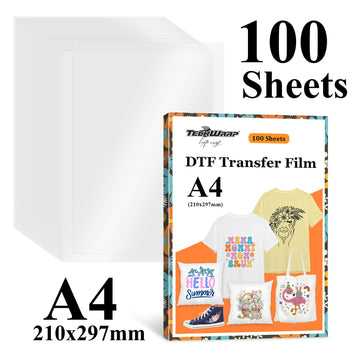DTF Transfer Film - Single - Sided Matte Finish - TeckWrap Craft Europe