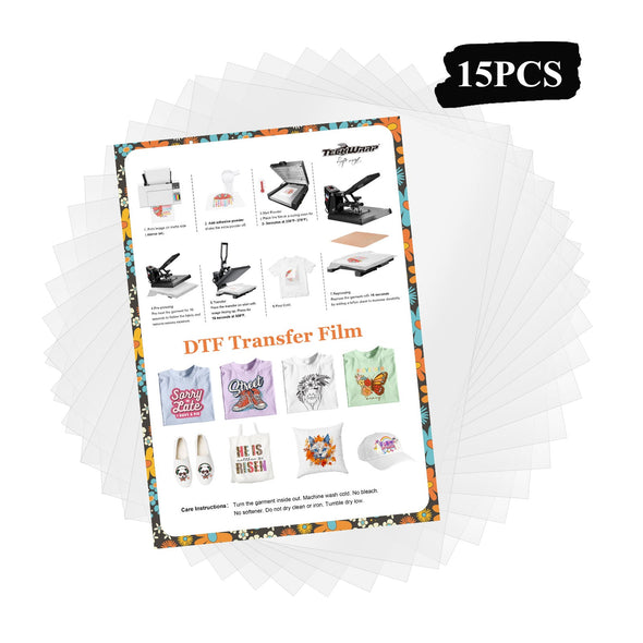 DTF Transfer Film - Single - Sided Matte Finish - TeckWrap Craft Europe