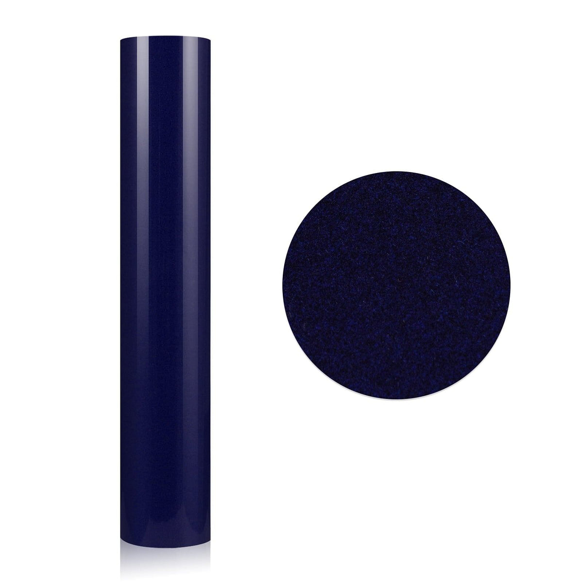 Flock Heat Transfer Vinyl Sheets (10"x12"x5 sheets) - Dark Blue / 10"x12"x5 (sheets) - TeckwrapCraft