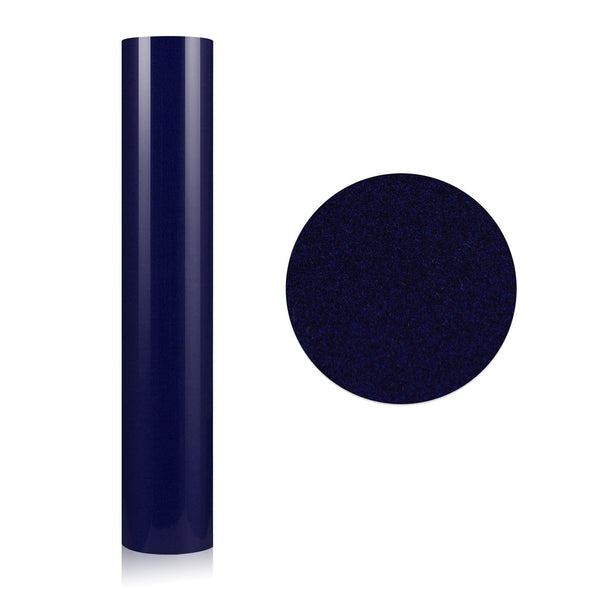 Flock Heat Transfer Vinyl Sheets (10"x12"x5 sheets) - Dark Blue / 10"x12"x5 (sheets) - TeckwrapCraft