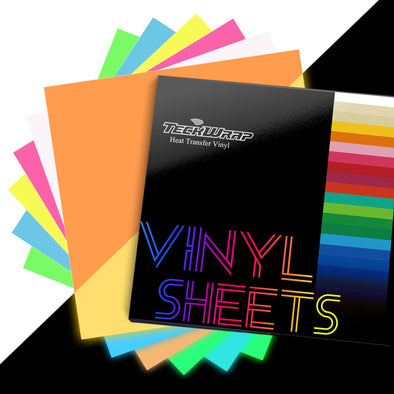 Glow In The Dark HTV Sheets Pack - Worldwide / Glow In The Dark HTV Pack - TeckwrapCraft