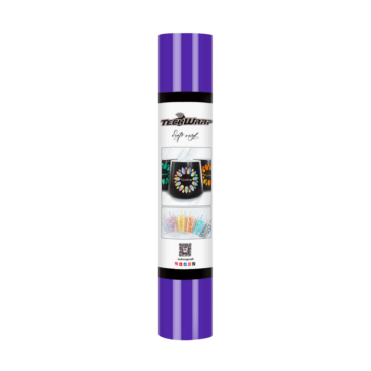 001G series 5ft Craft Vinyl (glossy) - Worldwide / 5ft / Brilliant Purple - TeckwrapCraft