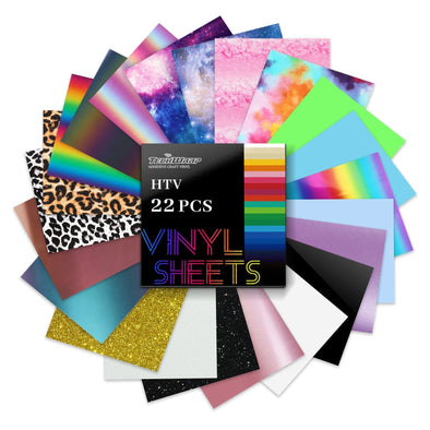 Beginner HTV Sheets Pack - US to US / Beginner HTV Pack - TeckwrapCraft