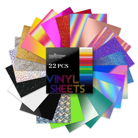 Beginner Craft Vinyl Sheets Pack - US to US - TeckwrapCraft
