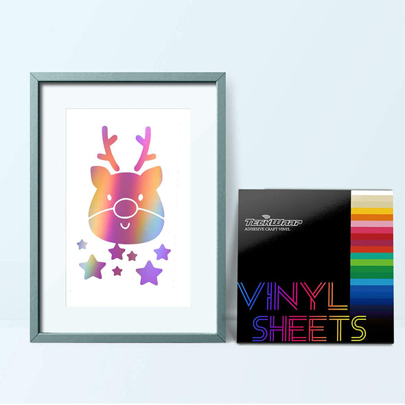 Rose Gold Adhesive Craft Vinyl Sheets Pack - TeckWrap Craft Europe