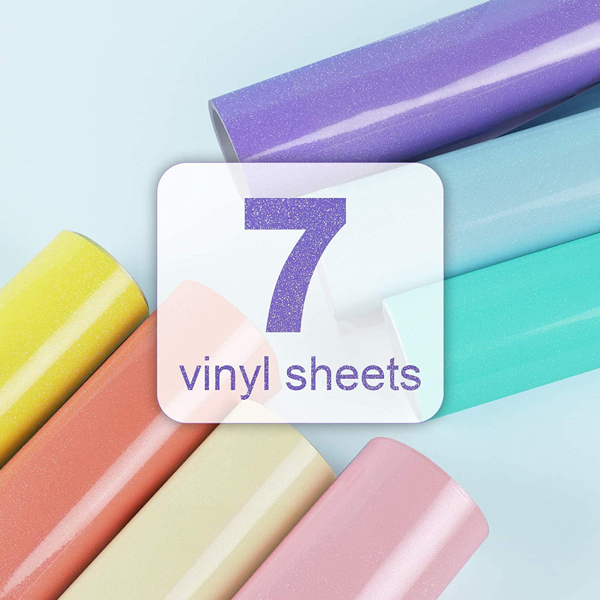 Shimmer Adhesive Vinyl Sheets Pack - TeckWrap Craft Europe