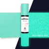 Glitter Glow in the Dark Heat Transfer Vinyl - TeckWrap Craft Europe