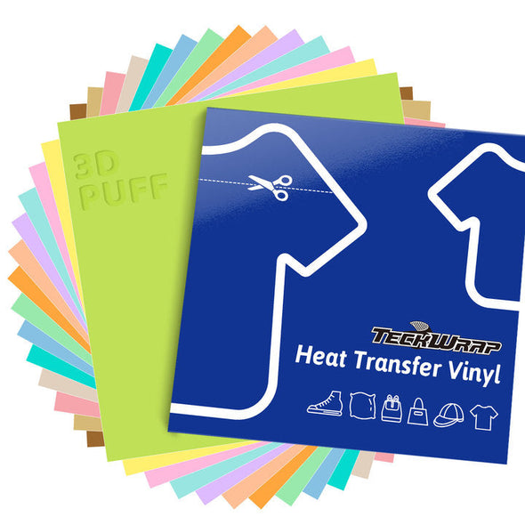 Puff HTV Sheets Pack - TeckWrap Craft Europe